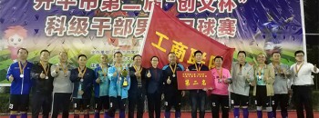 第二届“创文杯”科级干部男子足球赛第二名
