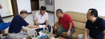 江门市建筑业协会会长到协会培训考核基地开展调研座谈会