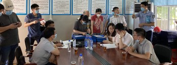 省第五核查组到妇幼保健综合大楼项目实地核查2019年度保障农民工工资支付工作
