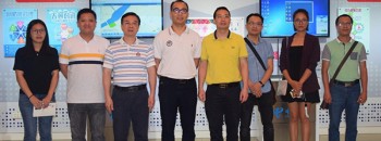 中国电信邀请开平市中禧实业有限公司管理层参观“智慧园”互联网基地