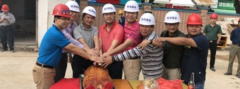 开平市妇幼保健院综合大楼项目工程开工奠基仪式暨静压桩施工工艺试验