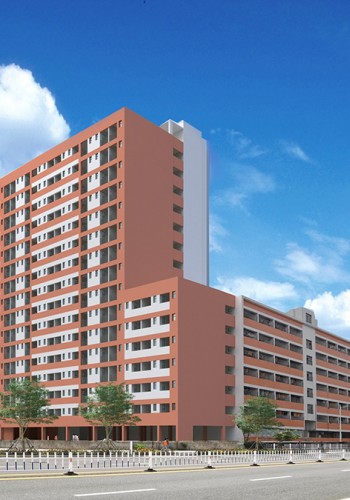 江门市第一职业高级中学3号楼学生宿舍楼