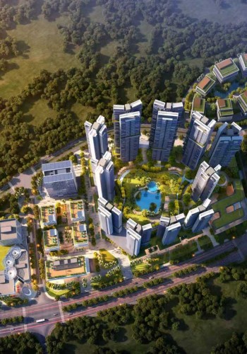 中新广州知识城JLXC-H5-1项目地块二及地块三施工总承包工程