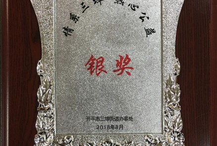 情系三埠 热心公益（银奖）（开平市三埠街道办事处颁发）
